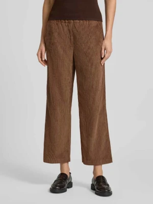 Kuloty o krótkim kroju ze sztruksu z elastycznym pasem Model „CHIARA” MAC