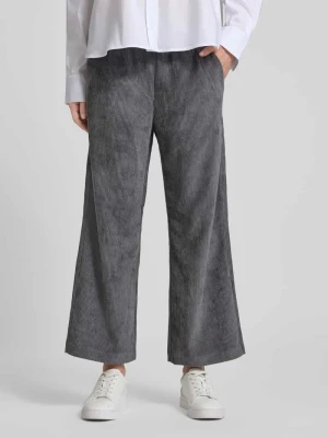 Kuloty o krótkim kroju ze sztruksu z elastycznym pasem Model „CHIARA” MAC