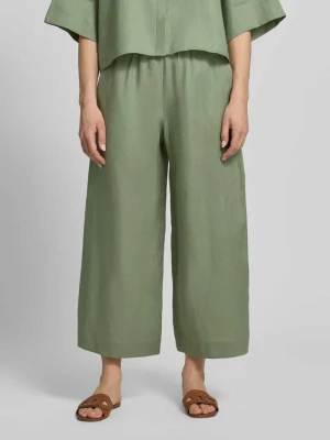 Kuloty z lnu z elastycznym pasem model 'CANNETI' MM by Max Mara