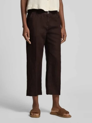 Kuloty z lnu z wpuszczanymi kieszeniami model 'Nora' MAC