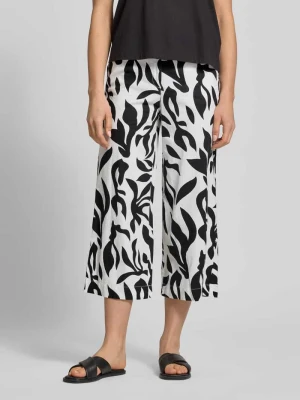 Kuloty z mieszanki lnu i bawełny z paskiem Christian Berg Woman