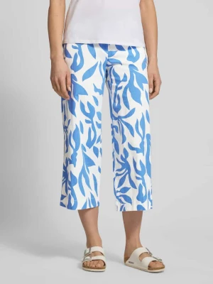 Kuloty z mieszanki lnu i bawełny z paskiem Christian Berg Woman