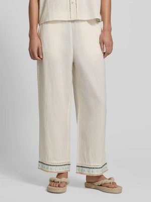 Kuloty z mieszanki lnu i bawełny z wpuszczanymi kieszeniami Jake*s Casual