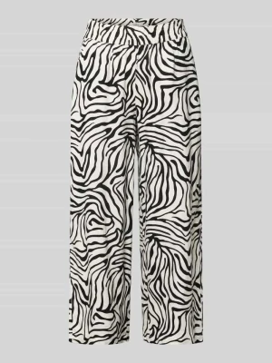 Kuloty z mieszanki lnu i wiskozy z elastycznym pasem b.Young