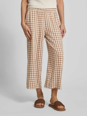 Kuloty z mieszanki lnu i wiskozy z elastycznym pasem b.Young