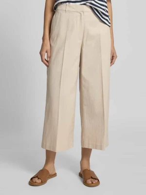 Kuloty z szeroką nogawką z mieszanki lyocellu i bawełny s.Oliver BLACK LABEL