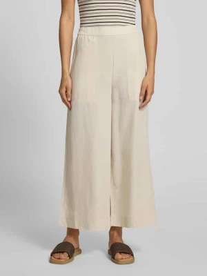 Kuloty z szeroką nogawką z mieszanki lyocellu i lnu Marc O'Polo