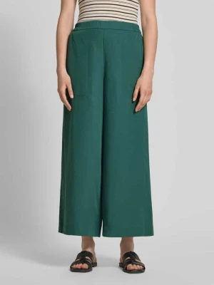 Kuloty z szeroką nogawką z mieszanki lyocellu i lnu Marc O'Polo