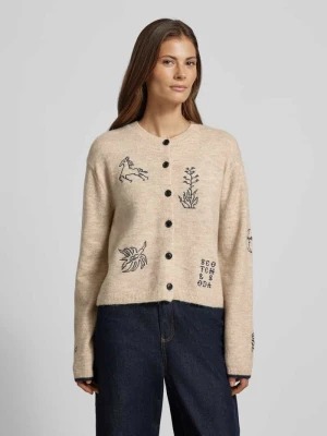 Kurtka z dzianiny o kroju regular fit z dodatkiem wełny z alpaki Scotch & Soda