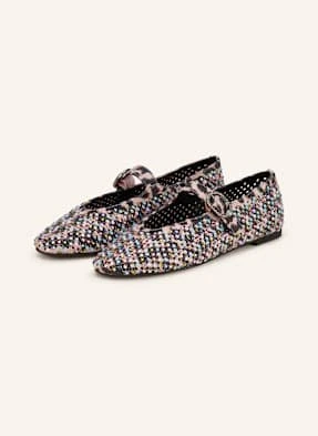 Kurt Geiger Baleriny Mayfair Z Ozdobnymi Kamykami rosa