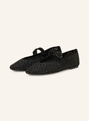 Kurt Geiger Baleriny Mayfair Z Ozdobnymi Kamykami schwarz