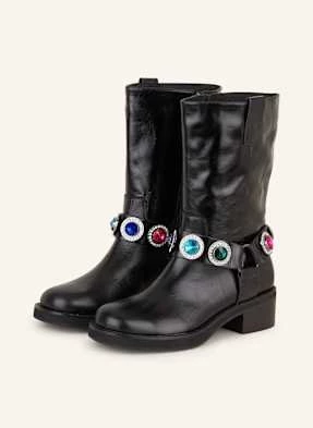 Kurt Geiger Botki Motocyklowe Octavia schwarz