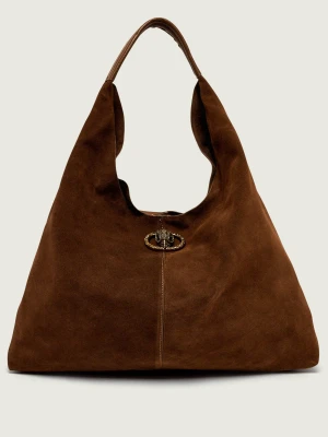 Kurt Geiger Hobo The Chelsea | zamsz brązowy