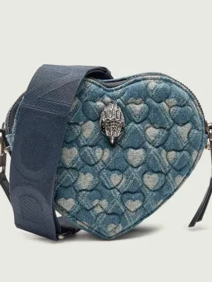 Kurt Geiger Jeansowa listonoszka KENSINGTON HEART