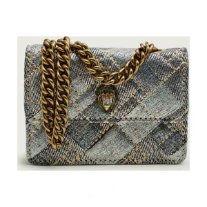 Kurt Geiger Jeansowa torebka na ramię 690-MICRO KENSINGTON