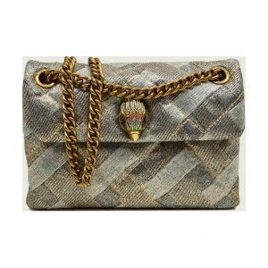 Kurt Geiger Jeansowa torebka na ramię 690-MINI KENSINGTON SOFT