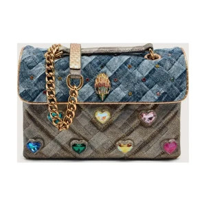 Kurt Geiger Jeansowa torebka na ramię KENSINGTON HEART