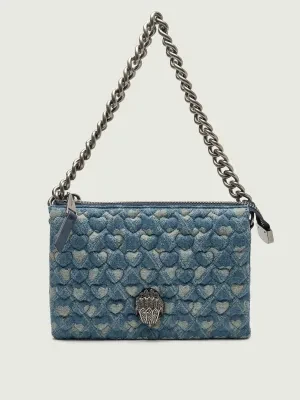 Kurt Geiger Jeansowa torebka na ramię KENSINGTON PUFF