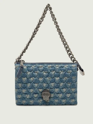 Kurt Geiger Jeansowa torebka na ramię KENSINGTON PUFF