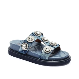 Kurt Geiger Jeansowe klapki ORSON CRYSTAL