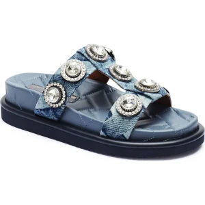 Zdjęcie produktu Kurt Geiger Jeansowe klapki ORSON CRYSTAL