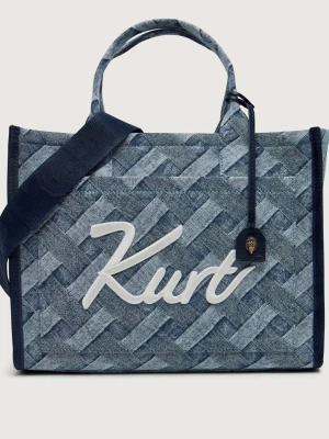 Kurt Geiger Jeansowy kuferek KURT