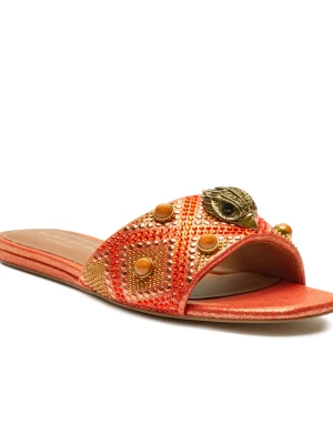 Kurt Geiger Klapki 225-KENSINGTON pomarańczowy