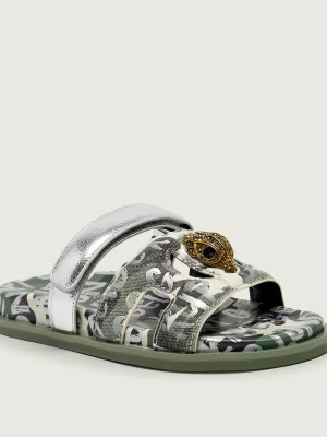 Kurt Geiger Klapki Eagle zielony