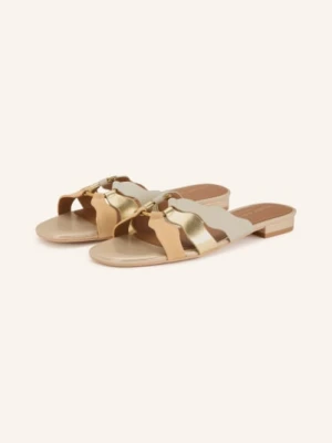 Kurt Geiger Klapki Sun Wave gold