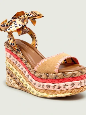 Kurt Geiger Koturny CHELSEA | zamsz beżowy