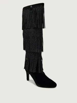 Kurt Geiger Kozaki na szpilce SHOREDITCH | zamsz