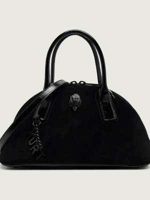 Kurt Geiger Kuferek Sloane | zamsz | z dodatkiem skóry czarny