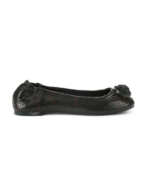 Kurt Geiger London baleriny skórzane Chelsea Ballerina kolor czarny 5000603719