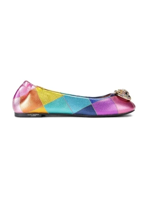 Kurt Geiger London baleriny skórzane Chelsea Ballerina kolor multicolor 5000669109