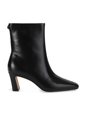 Kurt Geiger London botki na słupku damskie skórzane Eaton Ankle Boot czarny
