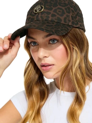 Kurt Geiger London czapka z daszkiem bawełniana Chelsea kolor brązowy 4419039499