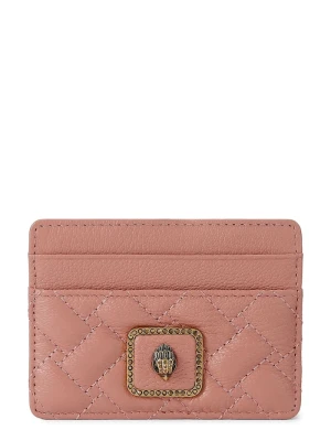 Kurt Geiger London etui na karty damskie skórzane PIMLICO różowy