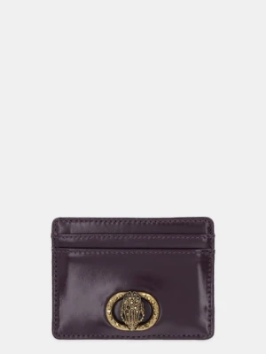 Kurt Geiger London etui na karty skórzane CHELSEA kolor fioletowy 4019790319