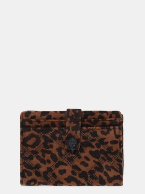 Kurt Geiger London etui na karty skórzane kolor brązowy 5018439289