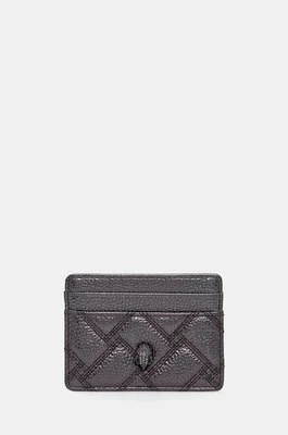 Kurt Geiger London etui na karty skórzane SMALL LEATHER GOODS kolor srebrny 3529364109