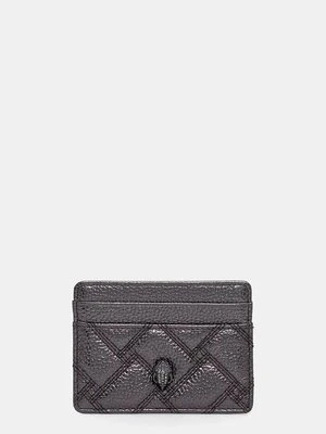 Kurt Geiger London etui na karty skórzane SMALL LEATHER GOODS kolor srebrny 3529364109