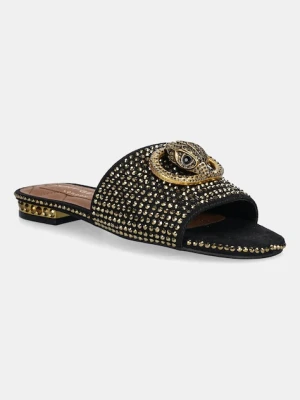 Kurt Geiger London klapki Chelsea Flat Sandal damskie kolor złoty 3416209609