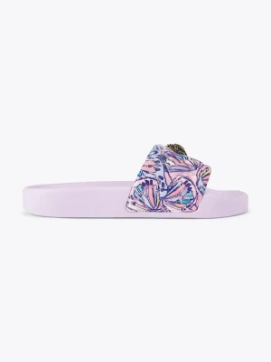 Kurt Geiger London klapki damskie Meena Eagle Lilac fioletowy