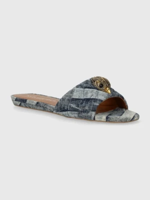 Kurt Geiger London klapki Kensington Flat Sandal niebieski