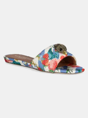 Kurt Geiger London klapki Kensington Flat Sandal damskie kolor multicolor 4368919609