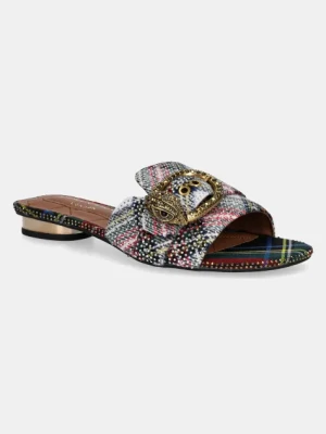 Kurt Geiger London klapki Mayfair Flat Sandal damskie kolor multicolor 3942199609