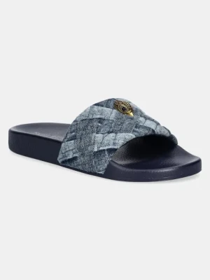 Kurt Geiger London klapki Meena Eagle damskie kolor niebieski 7400288669