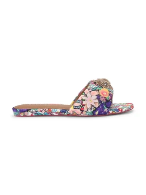 Kurt Geiger London klapki na płaskim obcasie damskie Kensington Flat Sandal