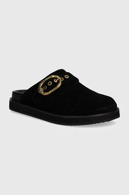 Kurt Geiger London klapki zamszowe Mayfair Casual Flat Mule damskie kolor czarny 1293100209