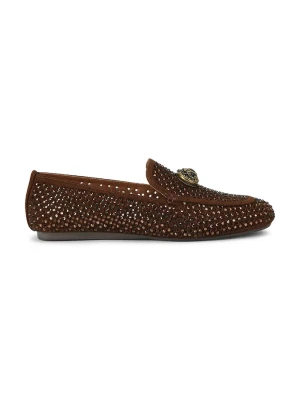 Kurt Geiger London loafersy damskie zamszowe Mayfair Loafer brązowy